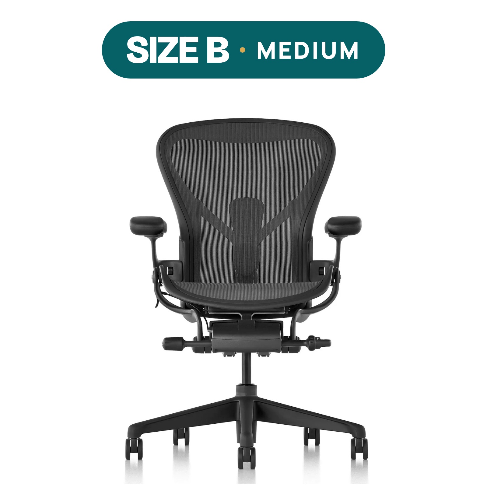 Herman Miller Aeron Chair Size B (Medium) - Remastered Model
